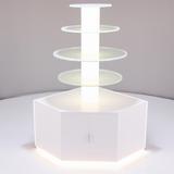 圆形展台/玻璃展台/玻璃旋转展台