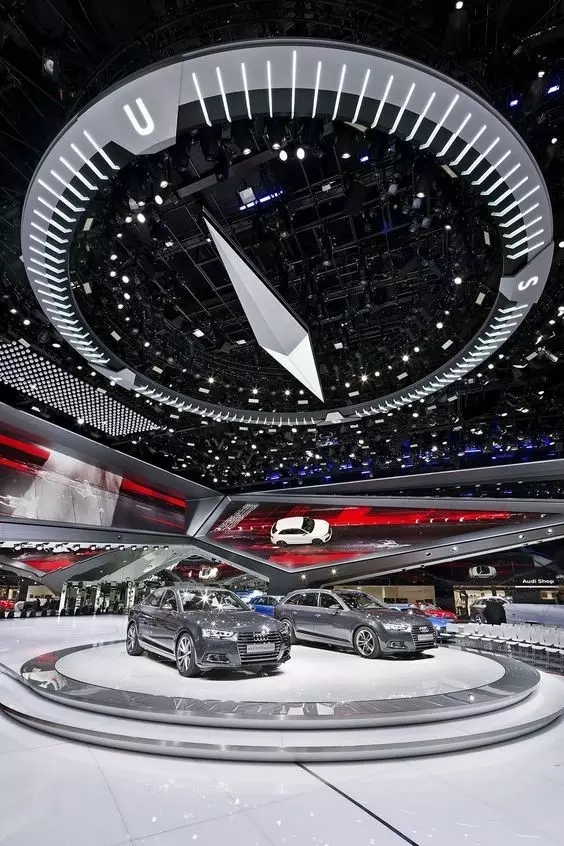 最吸引眼球的车展汽车展台设计!